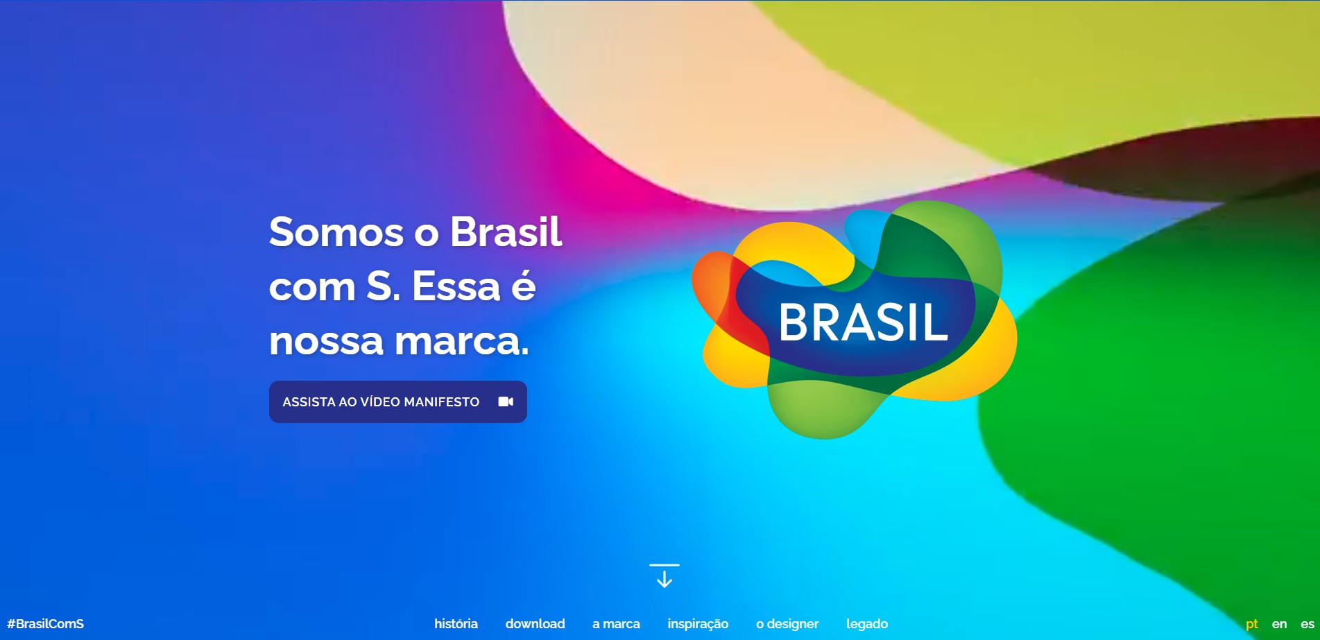 projeto web site da Marca Brasil